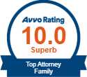 Logo Recognizing The Law Offices of Paul H. Nathan's affiliation with AVVO Top Family Law Attorney