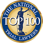 Logo Recognizing The Law Offices of Paul H. Nathan's affiliation with National Trial Lawyers Top 100